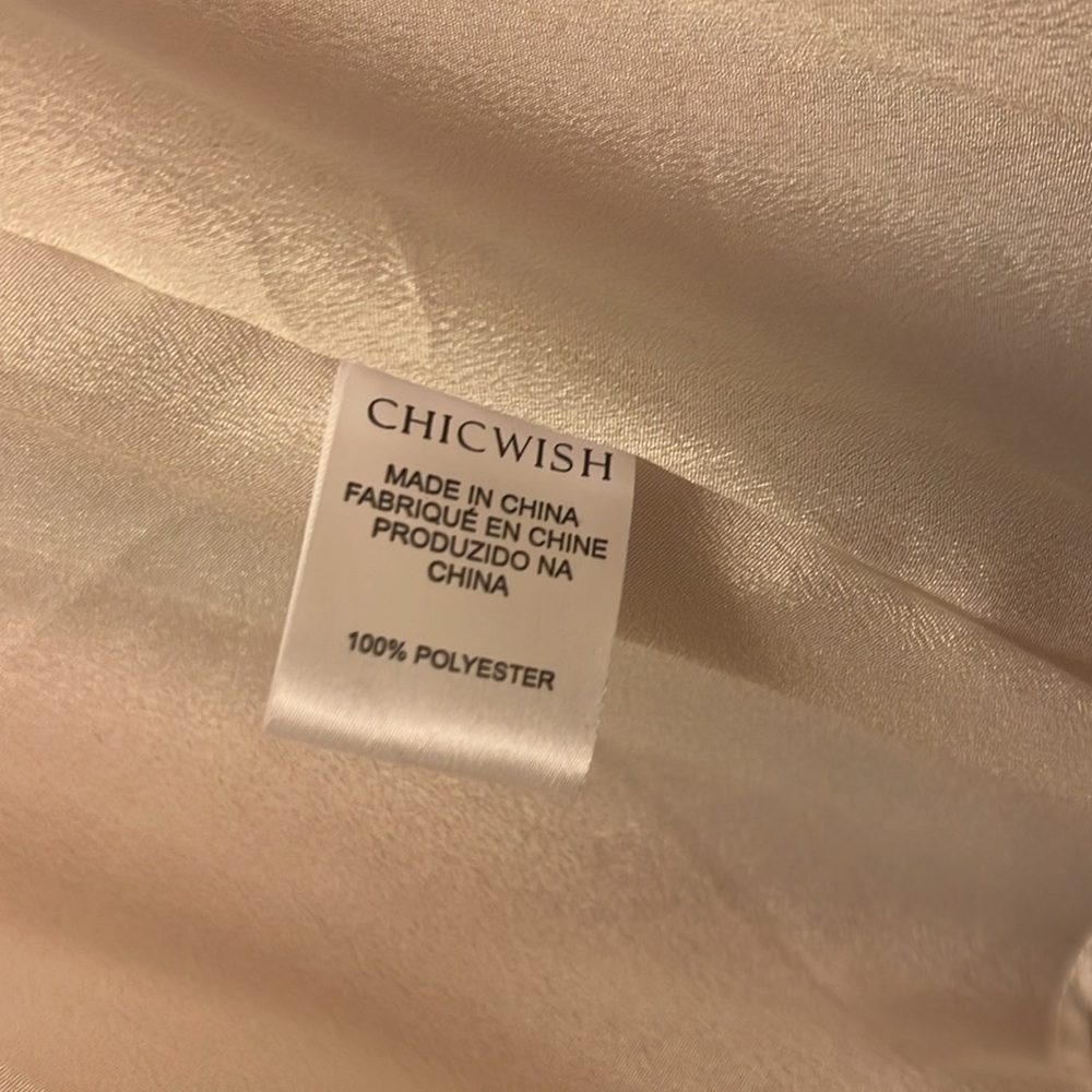 Chicwish Floral Abstract Color Block Maxi Skirt New L - Picture 10 of 12